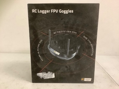 RC Logger FPV Goggles, Powers Up, Appears New