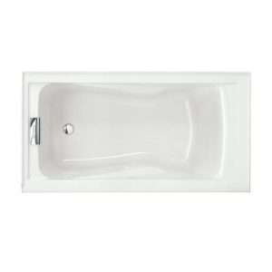 American Standard Evolution 32-in W x 60-in L Arctic Acrylic Hourglass Bathtub w/ Left-Hand Drain. Appears New 