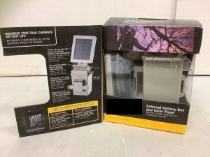 External Battery Box and Solar Panel