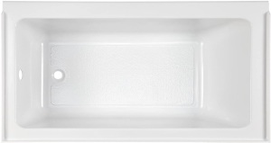 (1) 60" Tub Shower Back Wall ), (1) 60" A2 Shower Side Wall Set, & (1)  60 x 30" Integral Apron Bathtub-Left Drain, Arctic White. Appears New. 