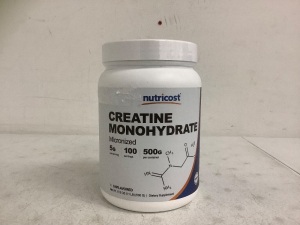 Nutricost Unflavored Creatine Monohydrate Micronized, New