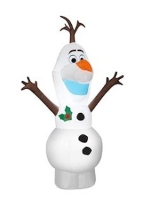 Gemmy Frozen 4-ft Lighted Olaf Christmas Inflatable. Tested/Works