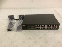 ZyXEL Unmanaged Ethernet Switch 16 Port, No Cord, Untested, E-Commerce Return
