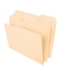 3 Tab Reinforced Manilla File Folders, Appears New