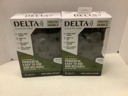 Lot of (2) Delta Trail Cam, Powers Up, Ecommerce Return