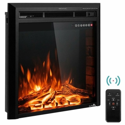 26" 750W-1500W Fireplace Electric Embedded