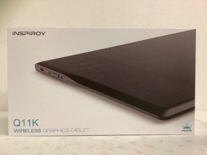 Inspiroy Wireless Graphics Tablet, Powers Up, Appears New, Retail 89.99