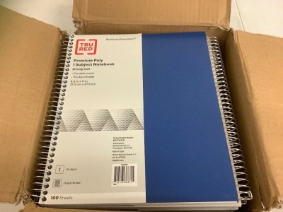 Box of 12 Notebooks, New