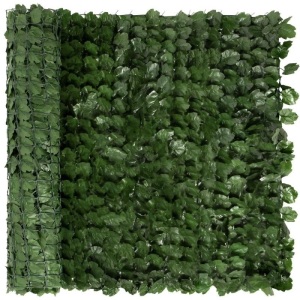 Lot of (7)- Outdoor Faux Ivy Privacy Screen Fence. 94x39 Inches. E-Commerce Return. Unknown Condition