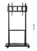 Landing Movable Television Bracket Support 32‑70in LCD TV Trolley 2 Layers Panel