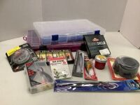 Lot of (12) Misc. Fishing Lures and Supplies