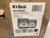 Kraus 16 Gauge Stainless Steel Kitchen Sink