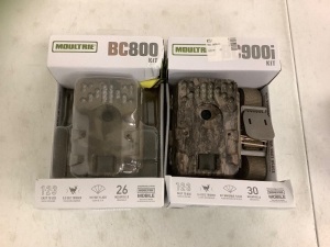 Lot of (2) Moultrie Trail Cameras, Untested, E-Commerce Return