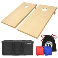 GoSports&nbsp;GoSports Regulation Size Solid Wood Premium Cornhole Set. Appears New&nbsp;
