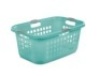 (6) Sterilite 2 Bu. Ultra Laundry Baskets - Aqua. Appears New