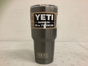 Yeti 30oz Tumbler, New w/ Missing Lid Slider