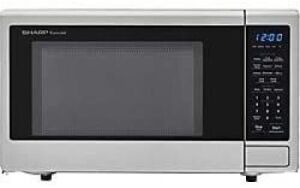 SHARP Countertop Microwave 1.1 cu. ft. Capacity with 1000 Cooking Watts in Stainless Steel