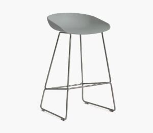 About A Stool 38 Counter Height Stool with Stainless Base 