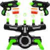 Glow-in-the-Dark Floating Target & Gun Set w/ 24 Darts, 20 Targets