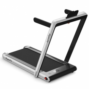 2-In-1 Electric Motorized Health And Fitness Folding Treadmill With Dual Display And Bluetooth Speaker