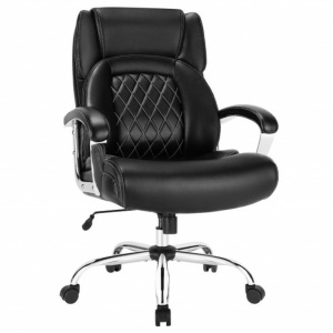 500 Lbs Height Adjustable Big And Tall Office Chair With Padded Armrest