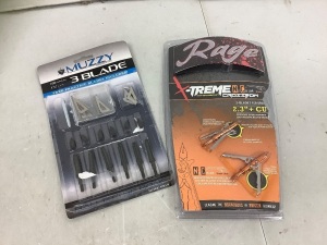 Lot of (2) Packs of Broadheads, E-Comm Return