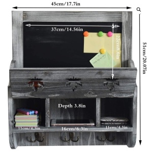 Hawgeylea Birdnest Magnetic Chalkboard with Storage, Appears New