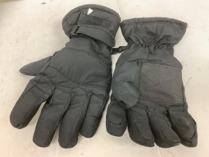 Winter Gloves Size Large, Black, E-Commerce Return