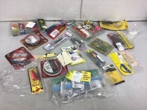 Lot of (20) Mixed Fishing Items