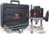 WEN RT6033 15-Amp Variable Speed Plunge Woodworking Router Kit with Carrying Case & Edge Guide