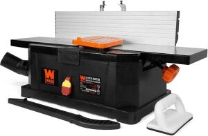 WEN 6559 6-Inch 10-Amp Corded Benchtop Jointer with Filter Bag and Depth Scale