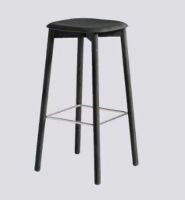 Lot of (2) Soft Edge 32 Barstools, Black Oak&nbsp;