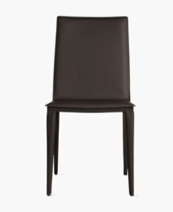Lot of (2) Bottega Side Chairs, Chocolate