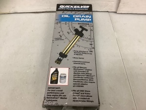 Quicksilver Marine Oil Drain Pump, E-Commerce Return