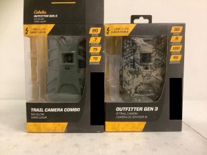 Lot of (2) Trail Cameras, Untested, E-Commerce Return