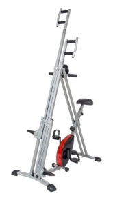 2 in 1 Total Body Vertical Climber Magnetic Exercise Bike Machine 