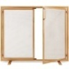 2-Door Wrought Iron Fireplace Screen w/ Magnetic Doors - 38.5x41in&nbsp;