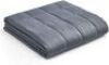 LNM Weighted Blanket Warm Heavy Throw 48"x72" 12lbs for 100-140 lbs Dark Grey - Appears New