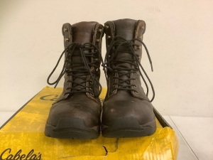 Mens Work Boots, 11D, E-Commerce Return, Broken Strap