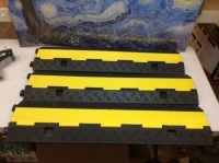Lot of Floor Cable Covers. E- Commerce Return. Appears New.&nbsp;