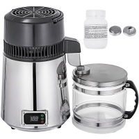 Water Distiller Purifier Temp Control 4L Water Distiller Machine, Silver. E-Commerce. Condition Unknown.&nbsp;