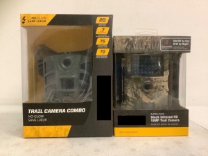 Lot of (2) Trail Cameras, Untested, E-Commerce Return