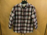 Red Head Men's Lined Flannel, Large, Appears New