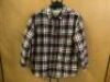 Red Head Men's Lined Flannel, Large, Appears New