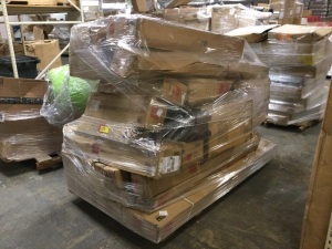 Large Pallet of Outdoor Umbrellas and More. Includes Adirondak Chairs, 10x10 Canopy, Zero Gravity Chairs, and Umbrellas. Items are E-Commerce Returns. May be broken or incomplete.