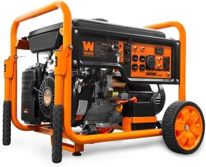 WEN GN9500 420cc Transfer Switch and RV Ready 120V/240V 9500-Watt Portable Generator w/Remote Electric Start, CARB Compliant