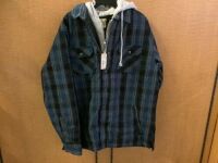 Red Head Men's Hooded Flannel, Large, Appears New