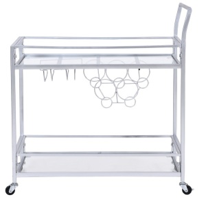 Silver Bar Cart