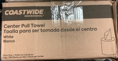 Box of Coastwide Center Pull Towels, Appears New