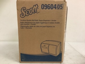 Scott Double Roll Bath Tissue Dispenser, Appears New